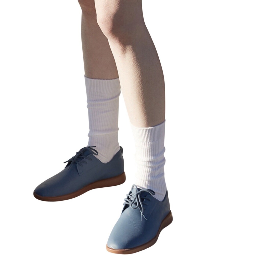 Ponto Women's The Pacific Leather Sneakers Water Repellent  Blue size‎ 7 New